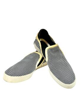 Adidas Y-3 Yohji Yamamoto Laver Slip On Sneakers Shoes Mens 8.5 Black White